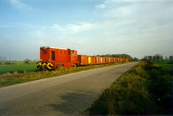 Kolej Cukrowni Tuczno, 10.1996, foto Andrew Goodwin